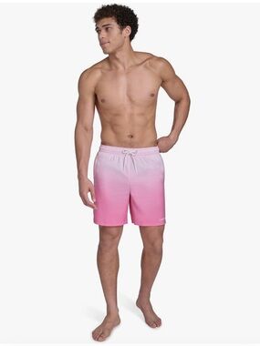 Calvin Klein • NWOT Men's Pink Ombré Swim Trunks